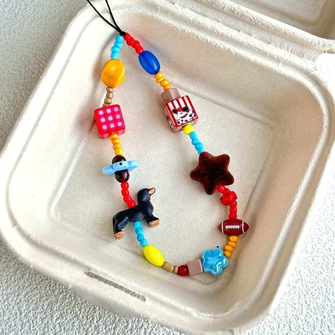 Playful Themed Beaded Necklace Kalsten