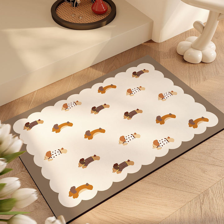 Cute Cartoon Animal Bath Mat Kalsten