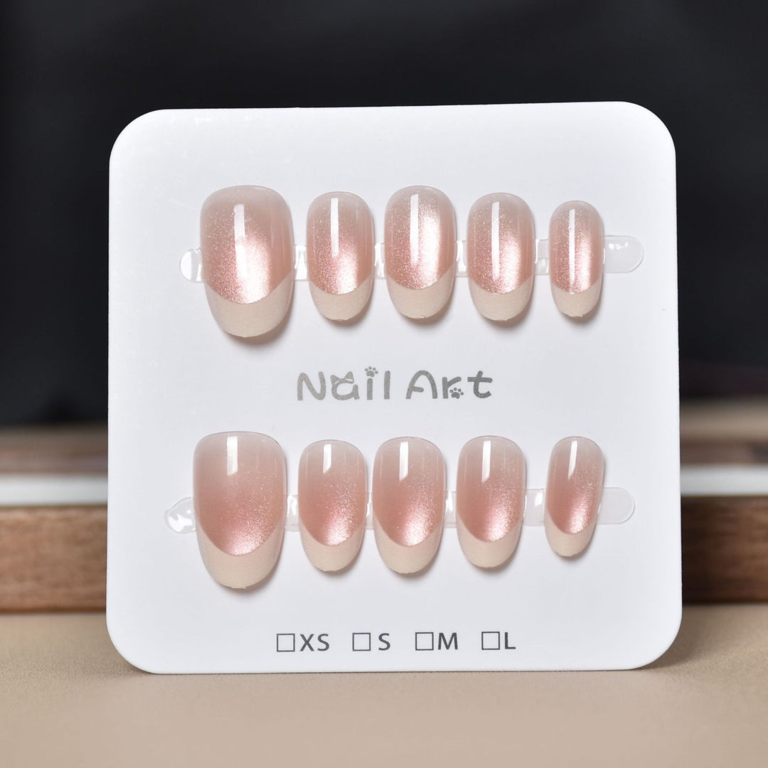 Luxury French Tip Press-On Nails Kalsten