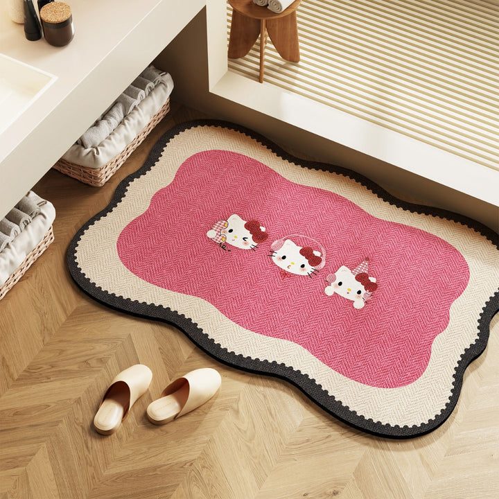 Elegant Decorative Bathroom Mat for Home