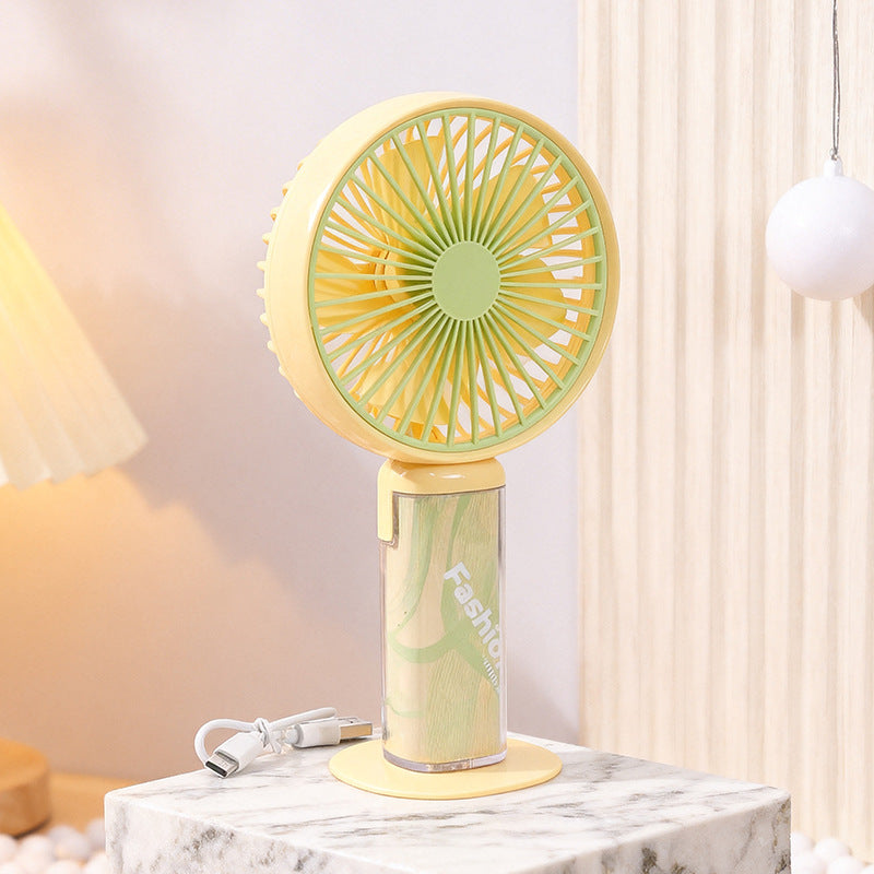 Women's Portable Mini Fan with Playful Design Kalsten