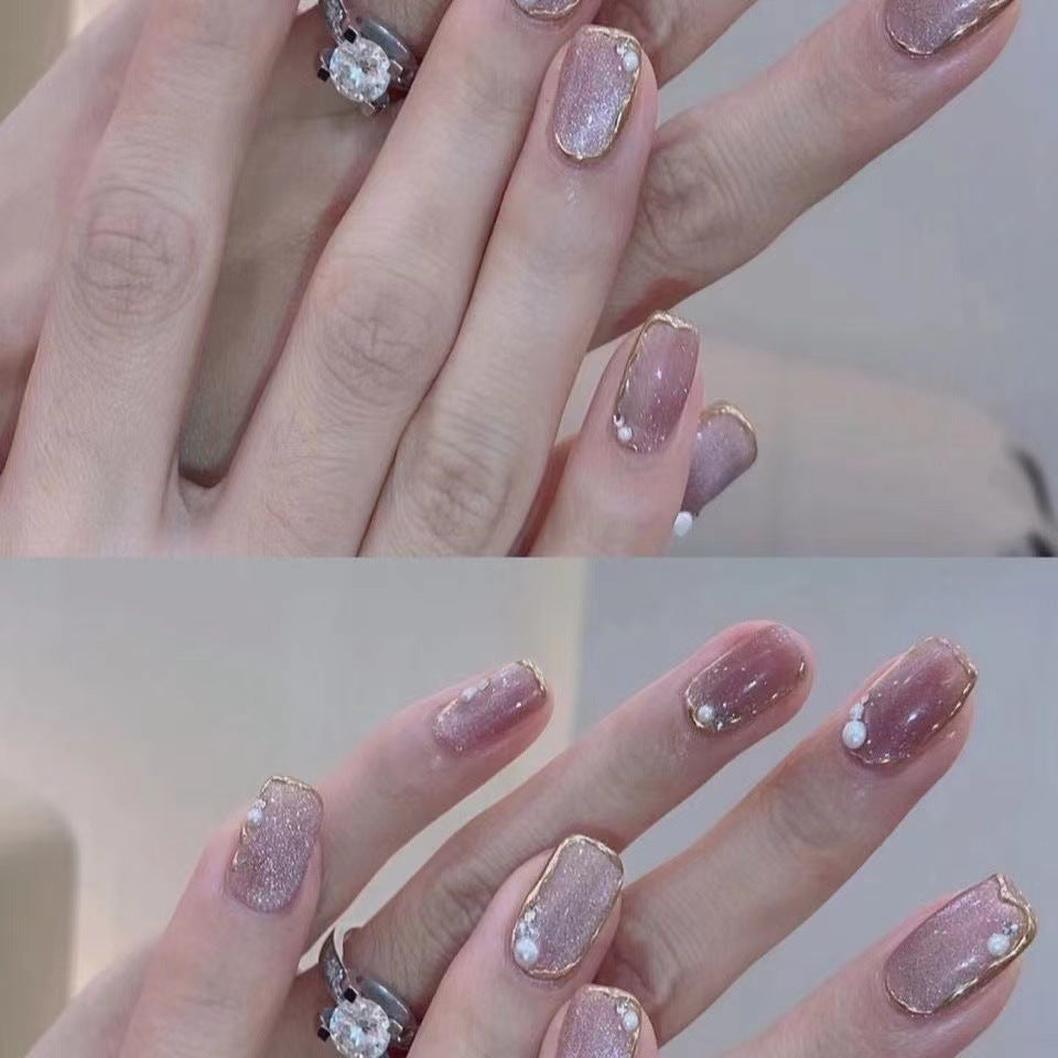 Glamorous Decorative Press-On Nail Set