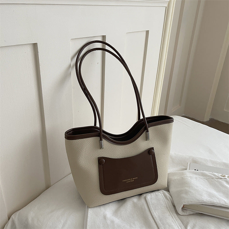 Minimalist Leather Tote Bag
