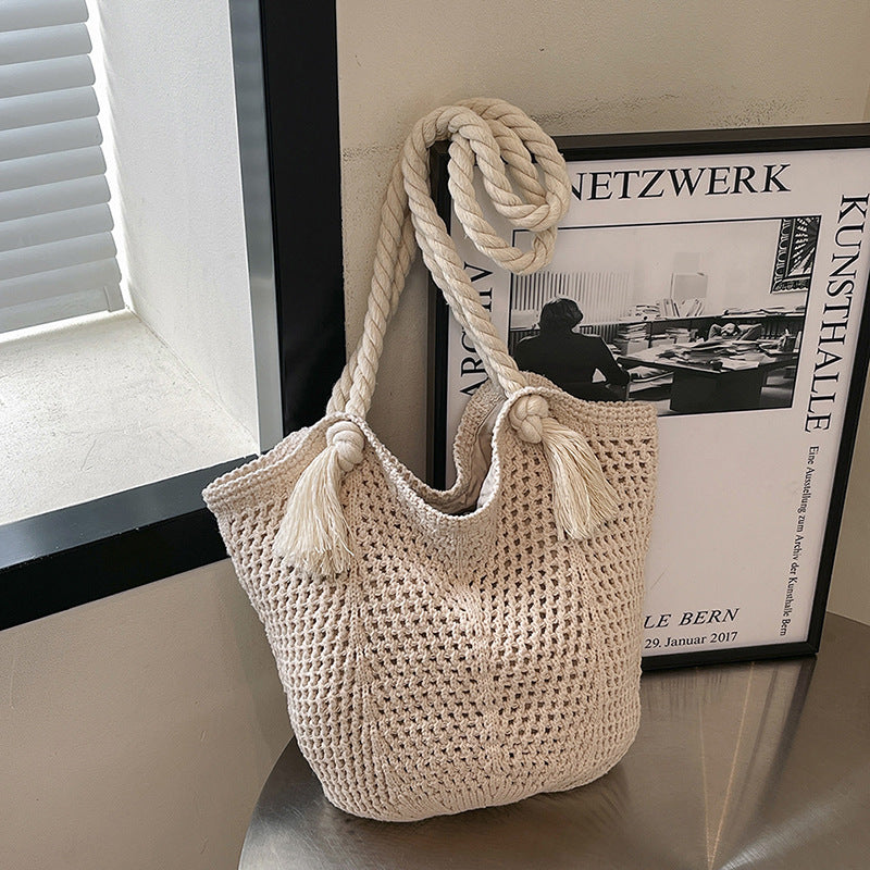 Handcrafted Woven Crochet Tote