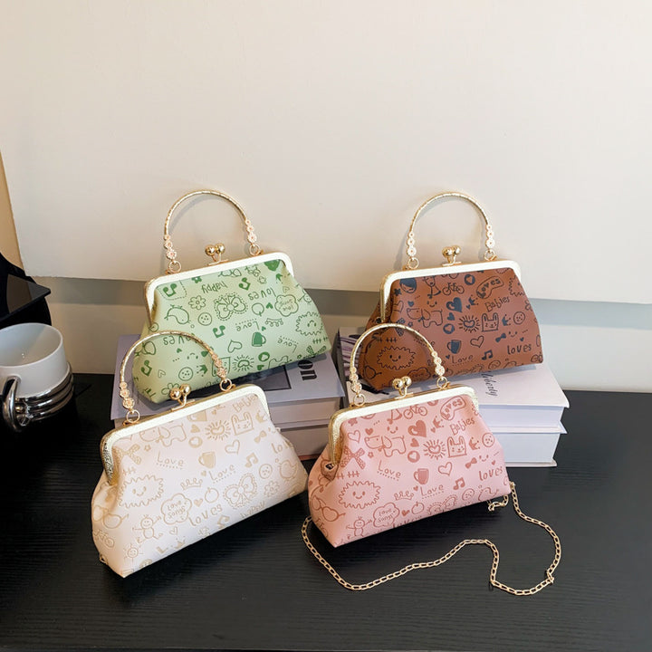 Whimsical Graphic Handbag