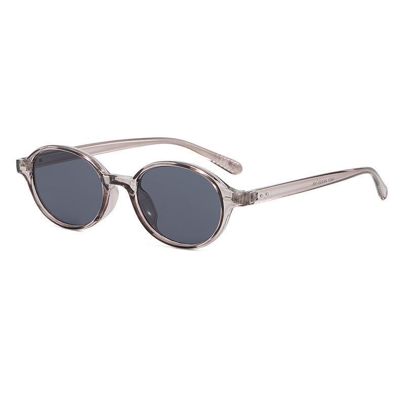 Women's fashionable round reading glasses with flexible plastic frame Kalsten