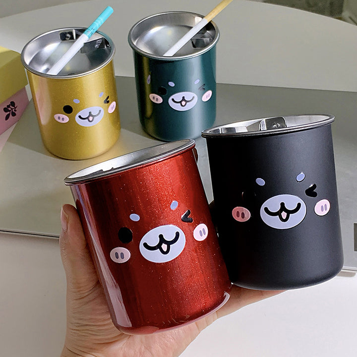 Multifunctional drinking container with cute animal face Kalsten