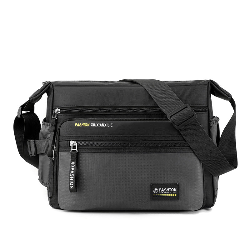 Multi-Compartment Travel Messenger Bag