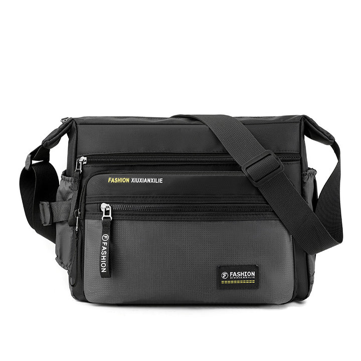 Multi-Compartment Travel Messenger Bag