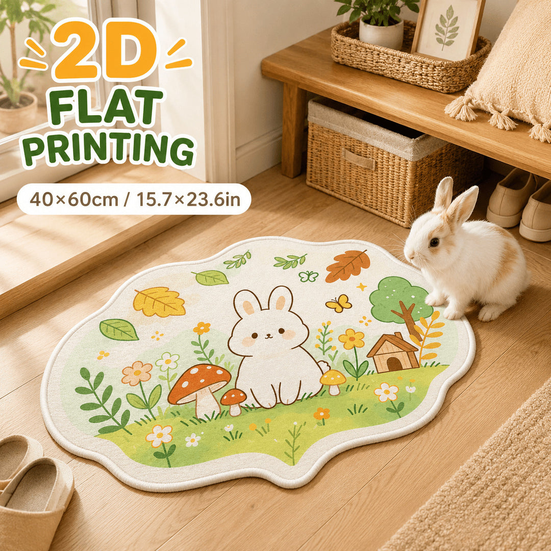 Cat-Themed Decorative Area Mat