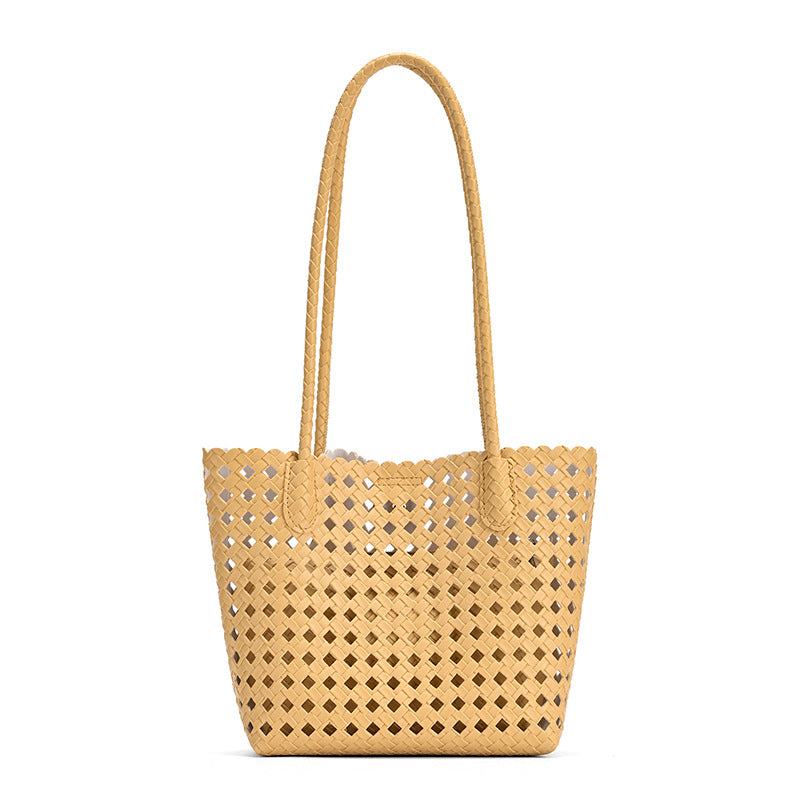 Handwoven Texture Tote Bag