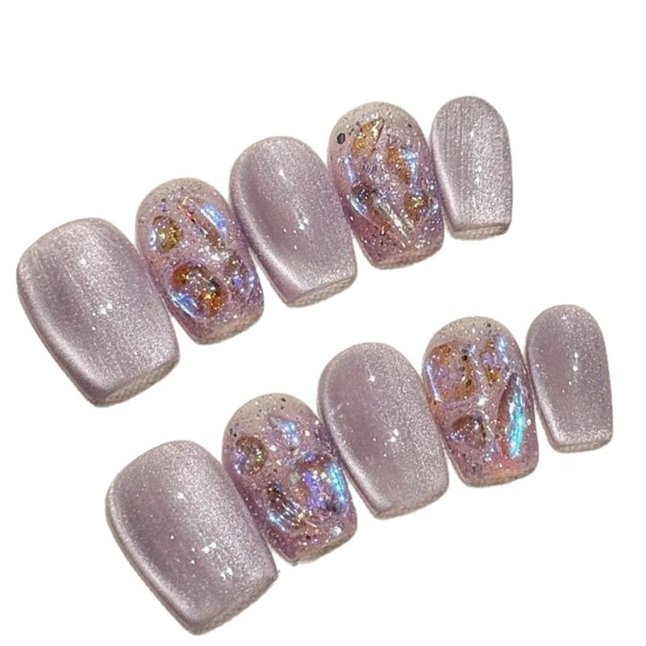 Sparkling Acrylic Press-On Nail Set Kalsten