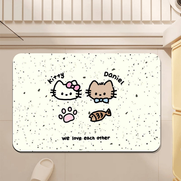 Playful Animal-Themed Area Mat