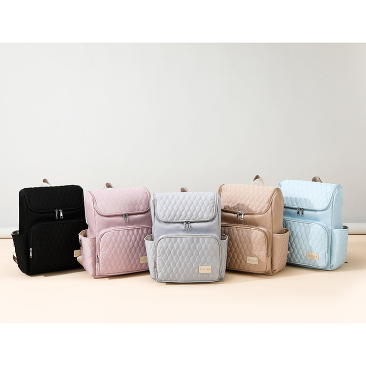 Quilted Multi-Pocket Backpack Kalsten