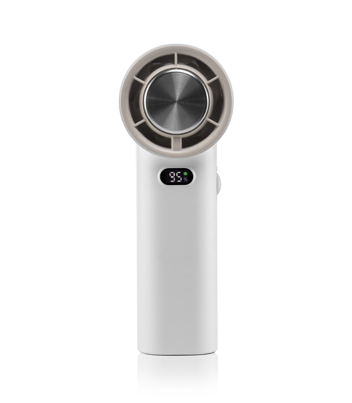 Women's portable hand fan with digital speed display Kalsten