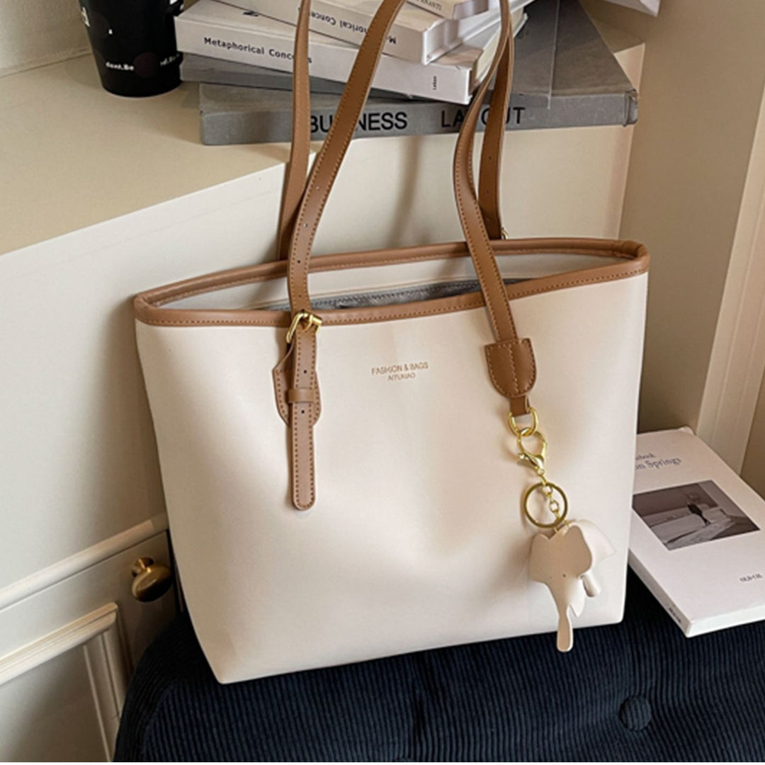 Elegant Leather Tote Bag Kalsten
