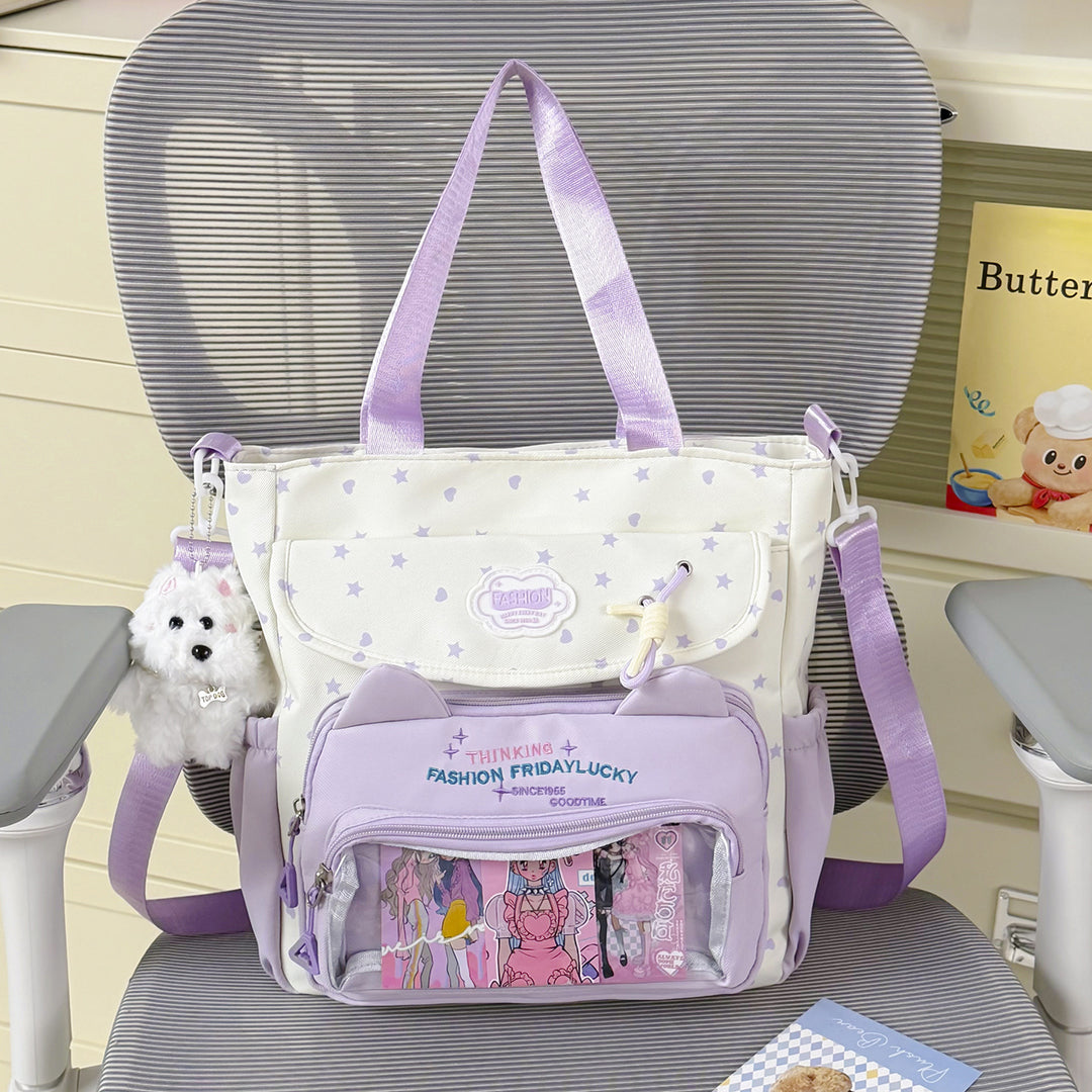 Trendy Multi-Pocket Shoulder Bag Kalsten
