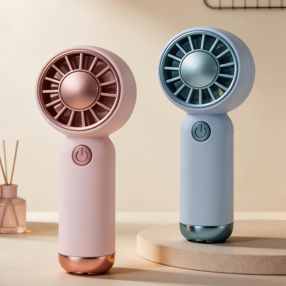 Ladies Portable Mini Fan with USB Charging Function and Ergonomic Design Kalsten