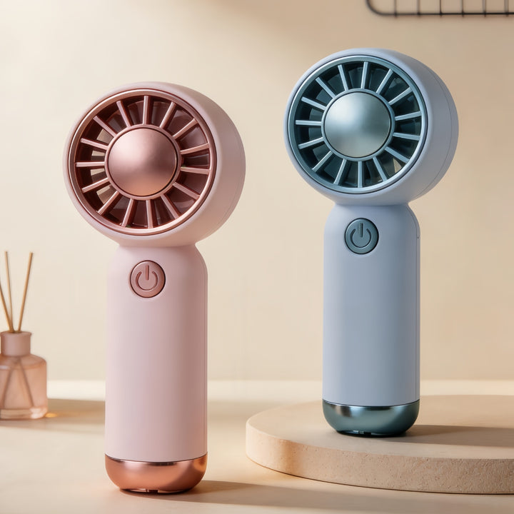 Ladies Portable Mini Fan with USB Charging Function and Ergonomic Design Kalsten