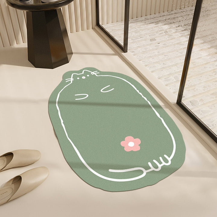 Round Bath Mat Kalsten