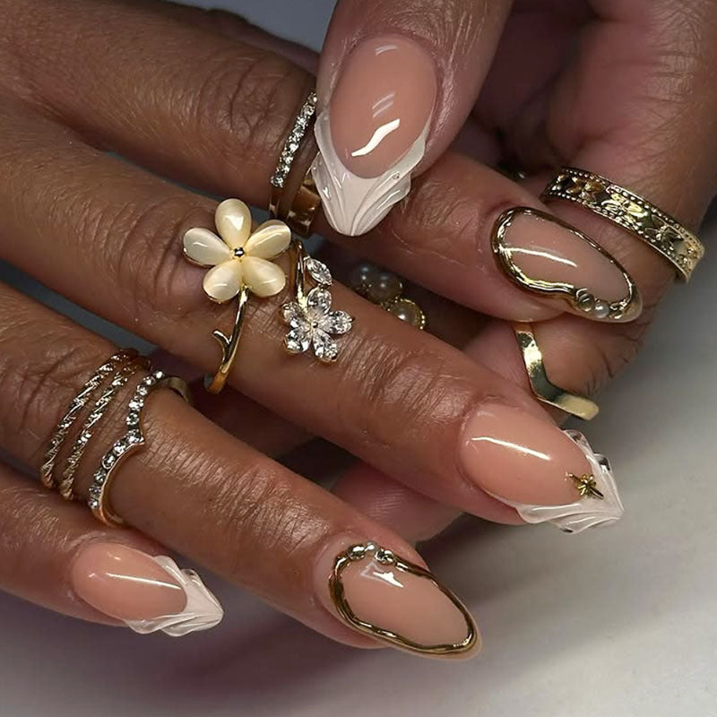 Glamorous Decorative Press-On Nails