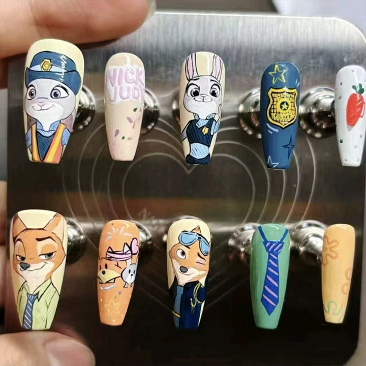 Whimsical Character Nail Art Design Kit Kalsten