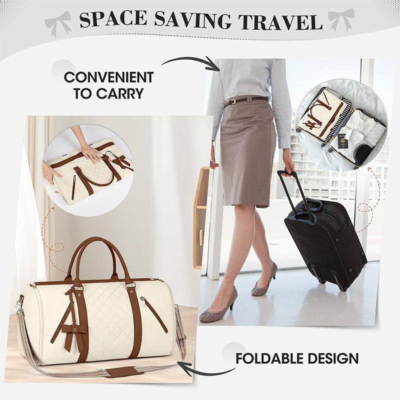 Elegant Travel Bag with Separate Suit Compartment Kalsten