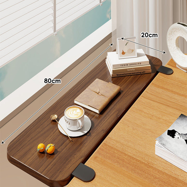 Clamp-On Window Sill Desk Extension Shelf