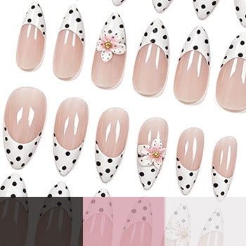Elegant Floral Tip Acrylic Nail Enhancements Kalsten