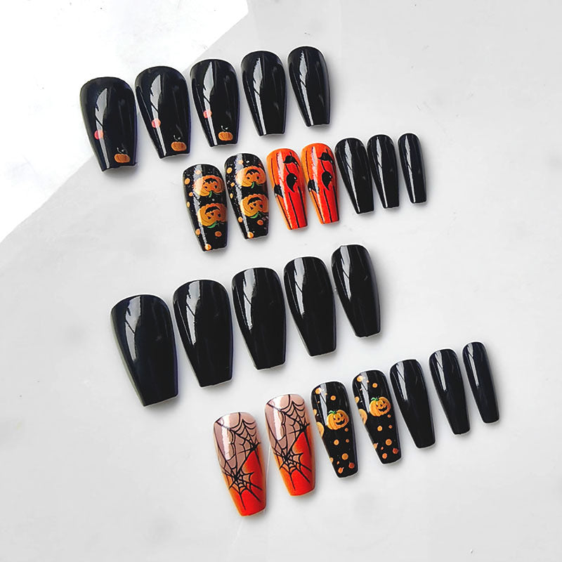 Artificial nails with Halloween motif Kalsten