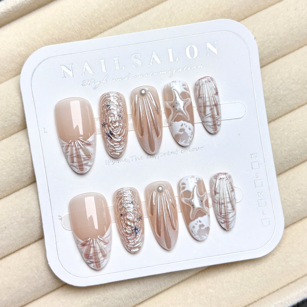 Luxury Artistic Press-On Nail Art Set