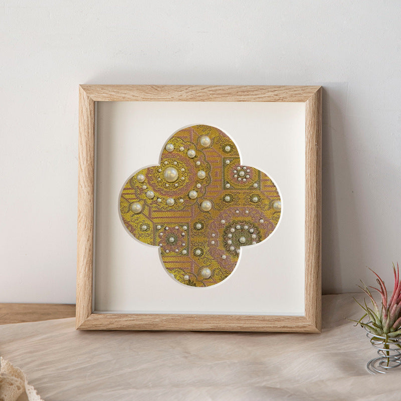 Decorative Embroidered Artwork Frame for Home