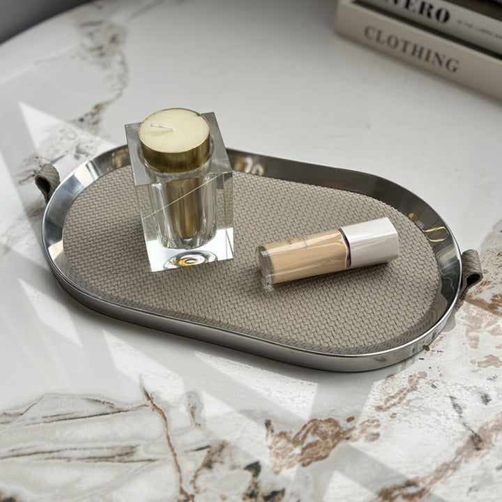 Elegant Round Decorative Serving Tray