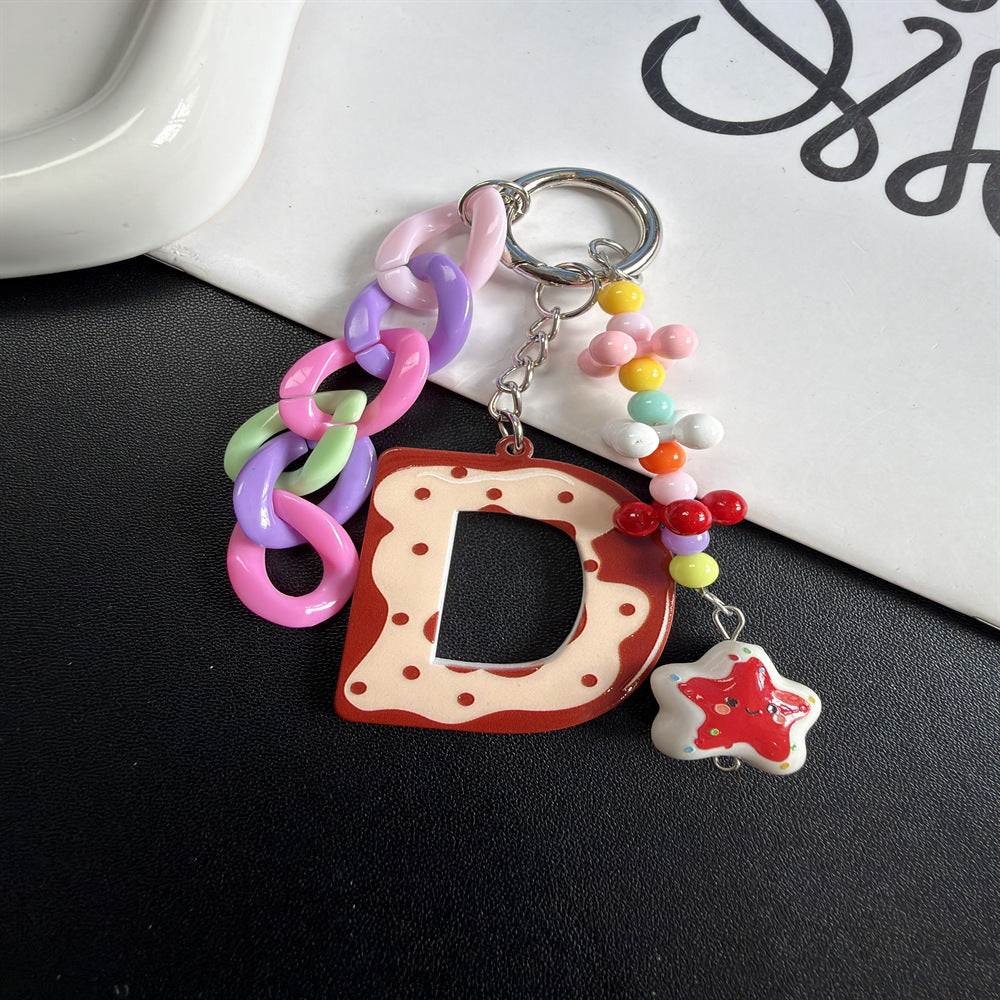 Whimsical Themed Charm Keychain Kalsten