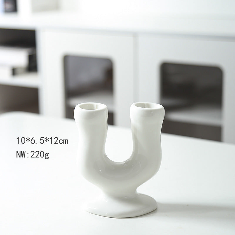 Artistic Double Chamber Candle Holder Kalsten
