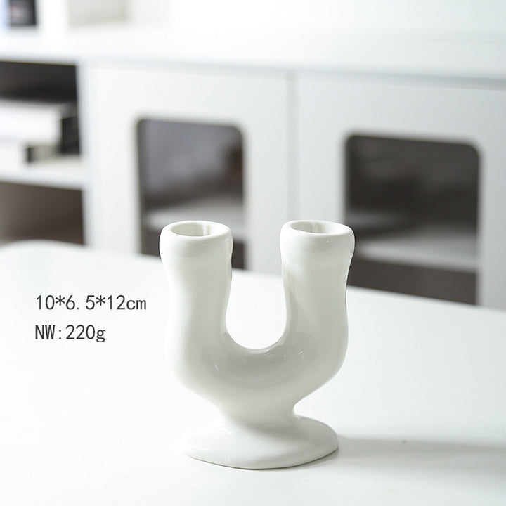 Artistic Double Chamber Candle Holder Kalsten
