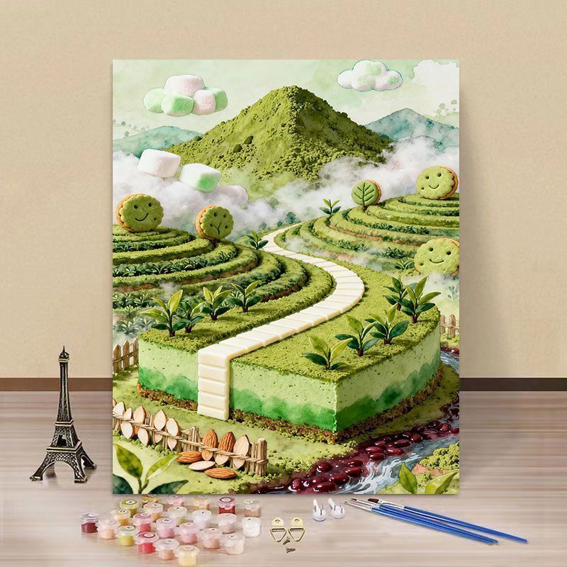 Fantasy Landscape DIY Paint by Numbers Art Kit Kalsten