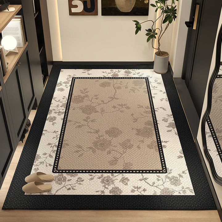 Floral Pattern Decorative Area Rug