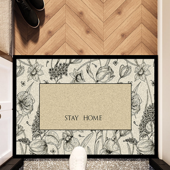 Elegant Textured Welcome Mat