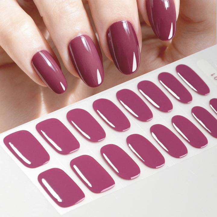 High-Gloss Gel Nail Wraps