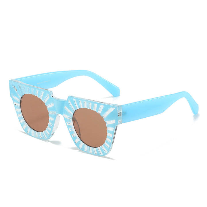 Ladies Fashion Sunglasses with Creative Geometric Frame Kalsten