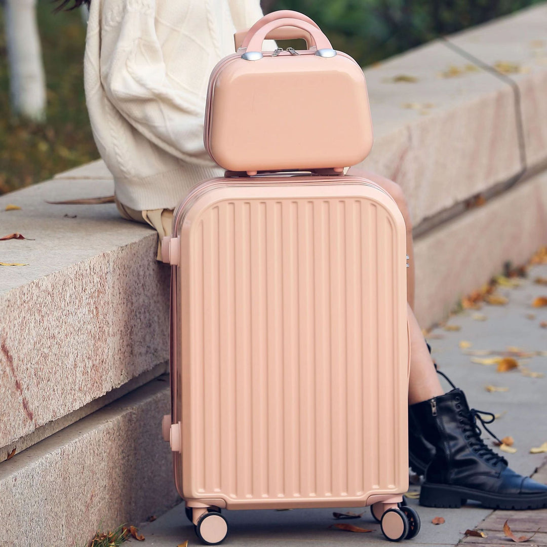 Women's Stylish Dual-Compartment Rolling Luggage Kalsten