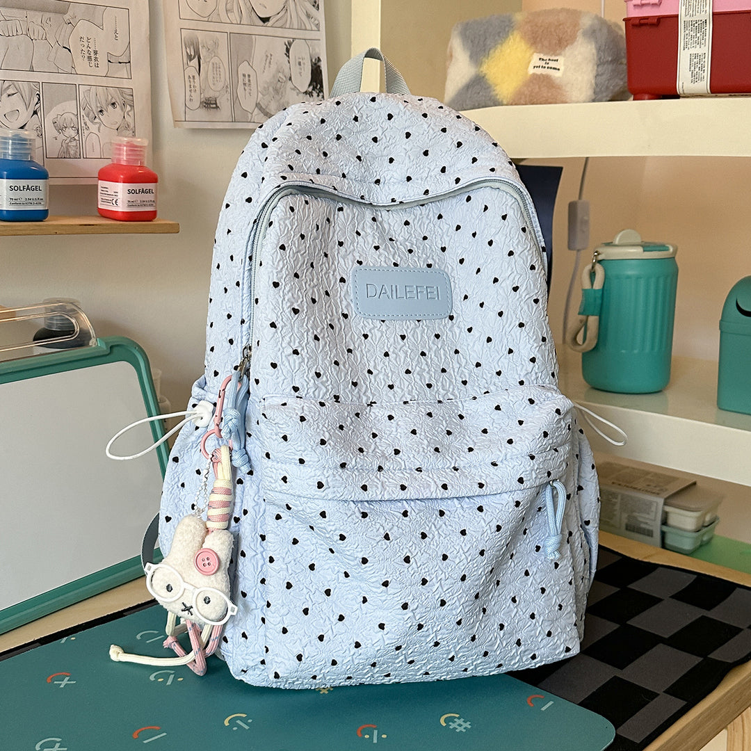 Stylish Textured Patterned Backpack Kalsten