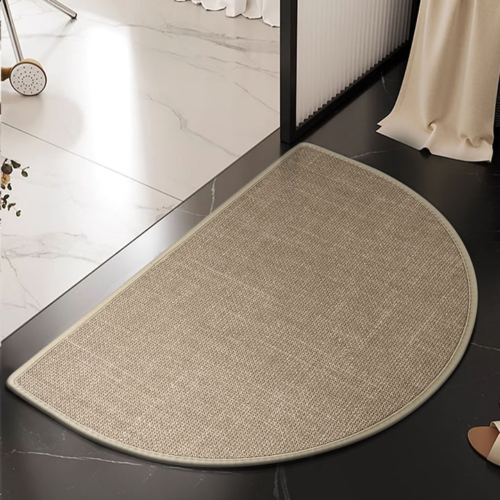 Half-Moon Decorative Entry Mat for Home