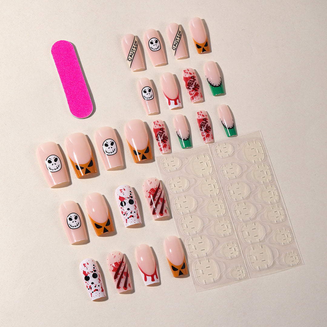Spooky Themed 3D Nail Art Extensions Kalsten