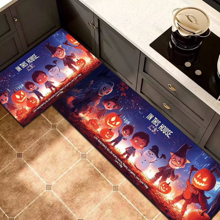 Halloween Themed Kitchen Comfort Mat