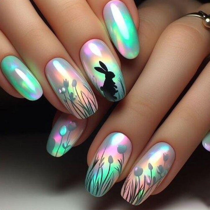 Colored Artificial Nail Set Kalsten