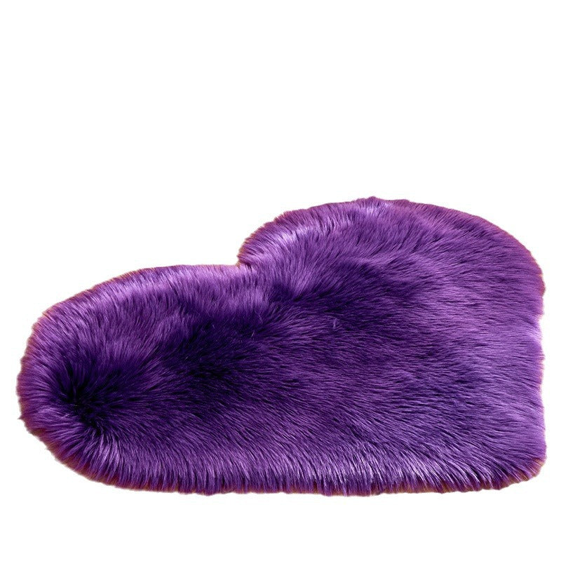 Plush Heart-Shaped Area Rug Kalsten