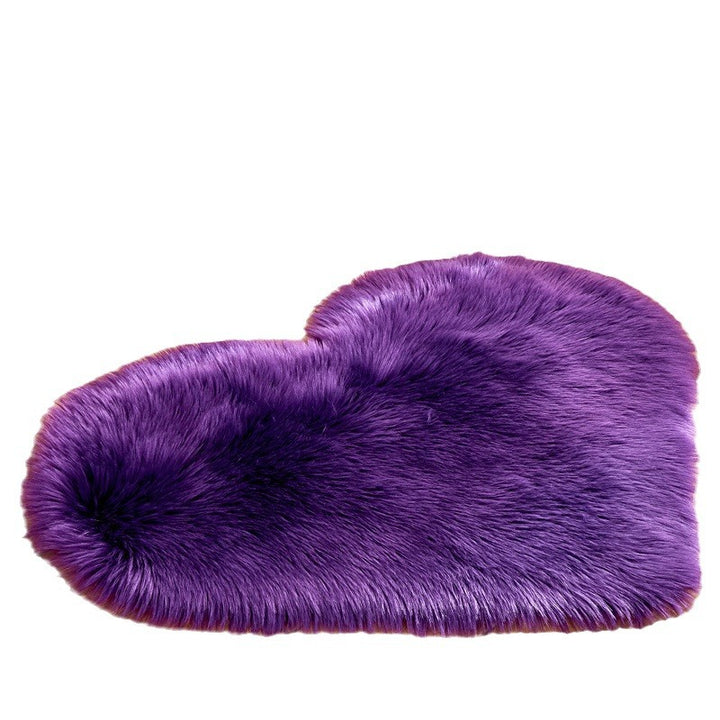 Plush Heart-Shaped Area Rug Kalsten