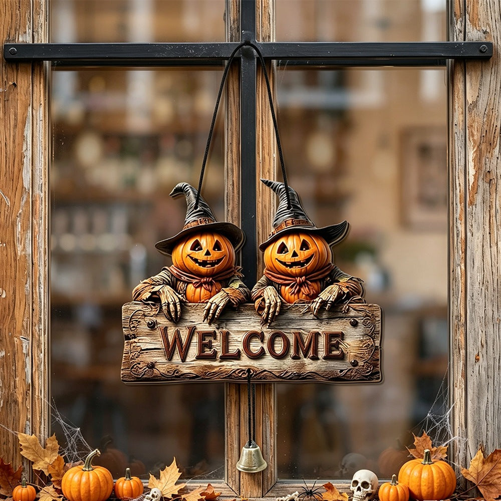 Creepy Welcome Sign Decor Kalsten